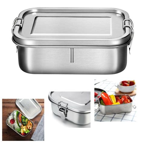 stainless steel bento box stackable|metal bento boxes for adults.